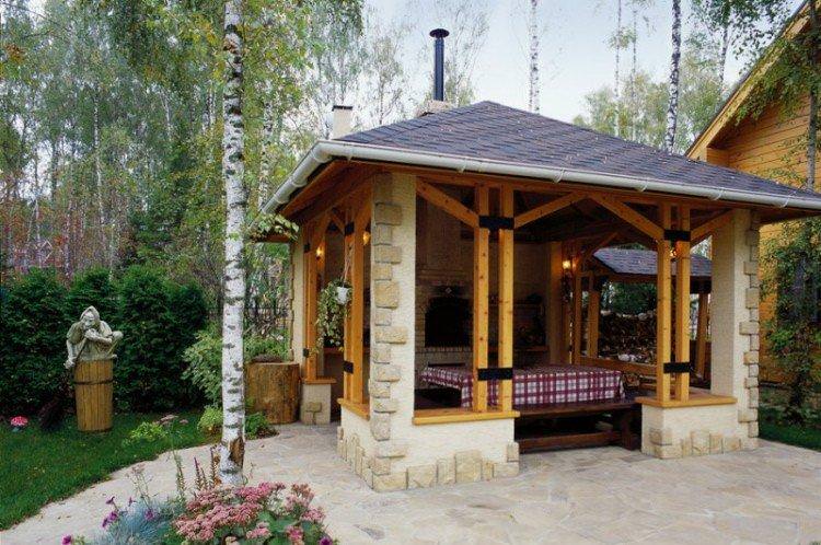 Садові альтанки - Ландшафтний дизайн дачної ділянки фото