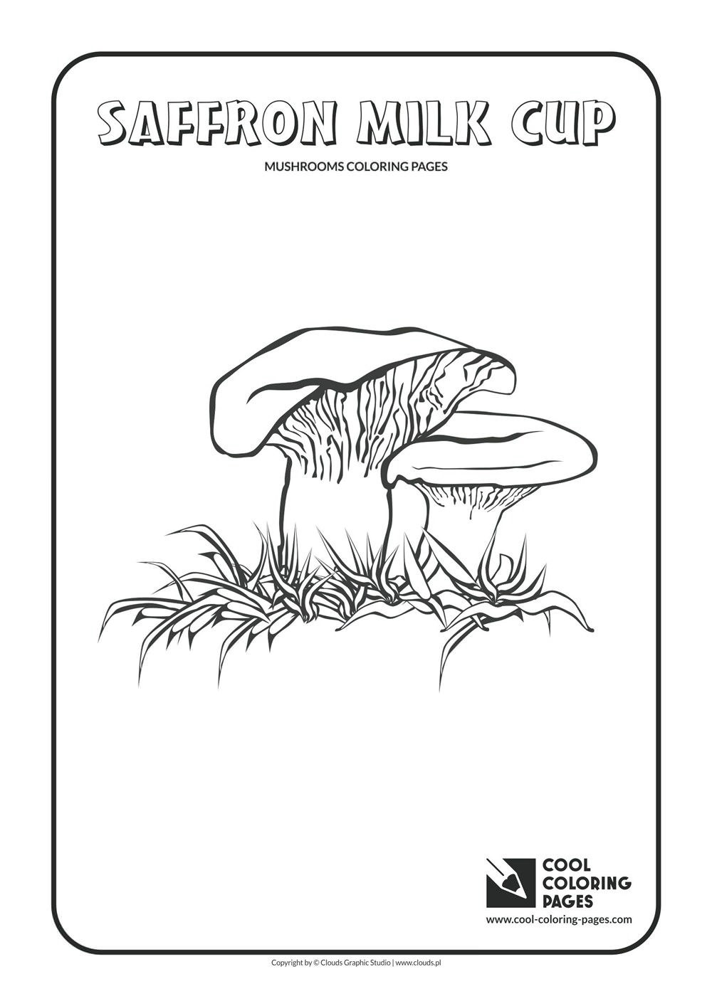 Розмальовка «Гриби» (27 фото)