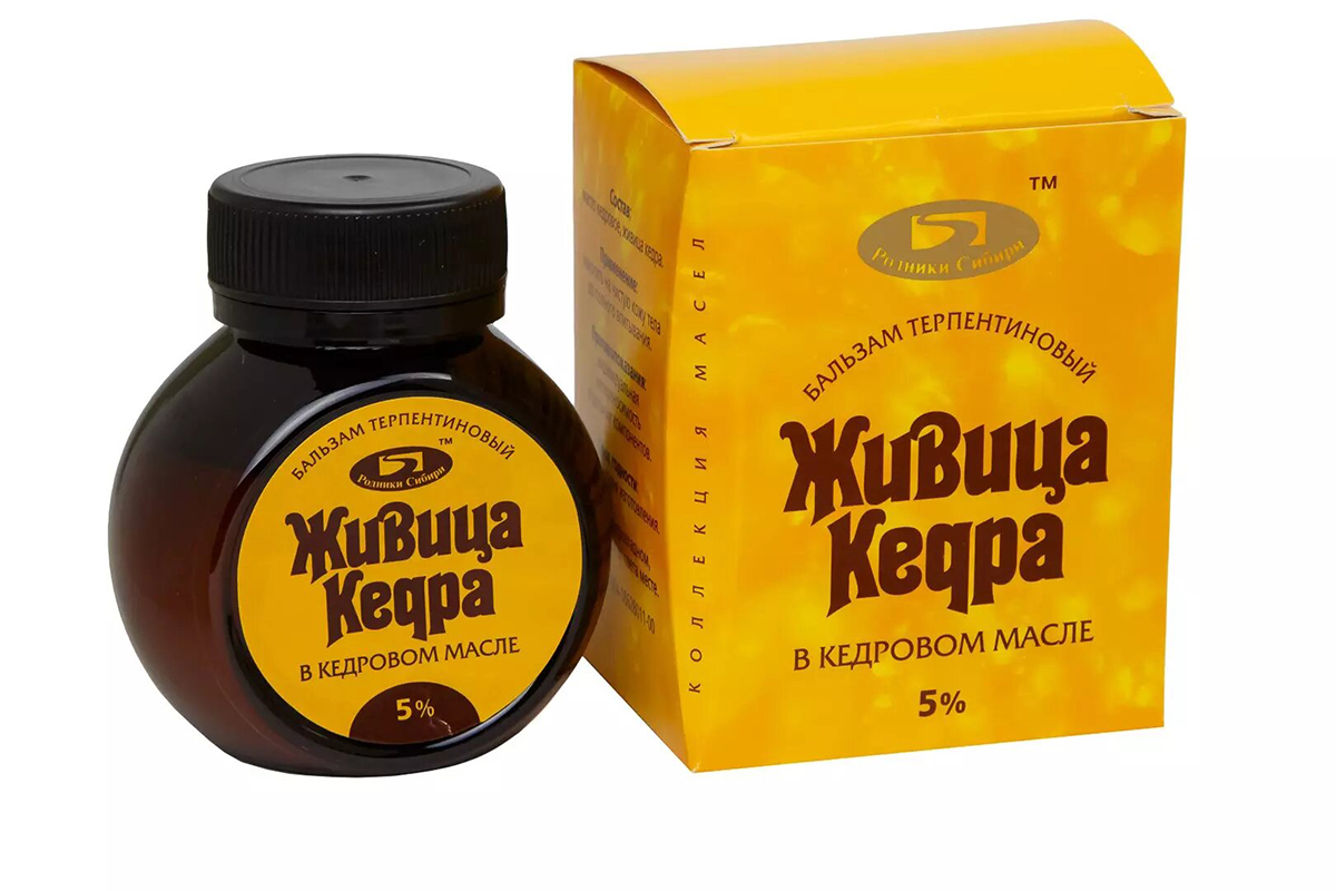 Живиця кедра в бальзамі