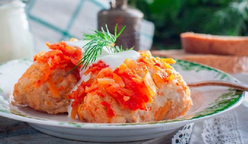 Ліниві голубці з капустою, фаршем і рисом – 10 рецептів з фото покроково
