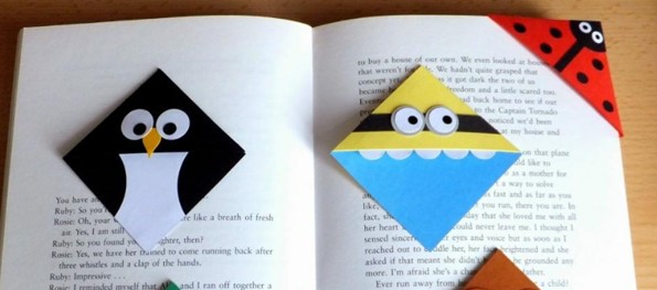 Закладка для книг своїми руками з паперу для дітей + шаблони49
