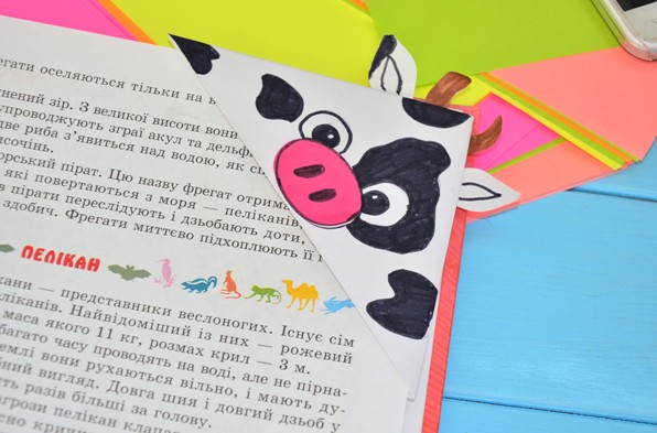 Закладка для книг своїми руками з паперу для дітей + шаблони46