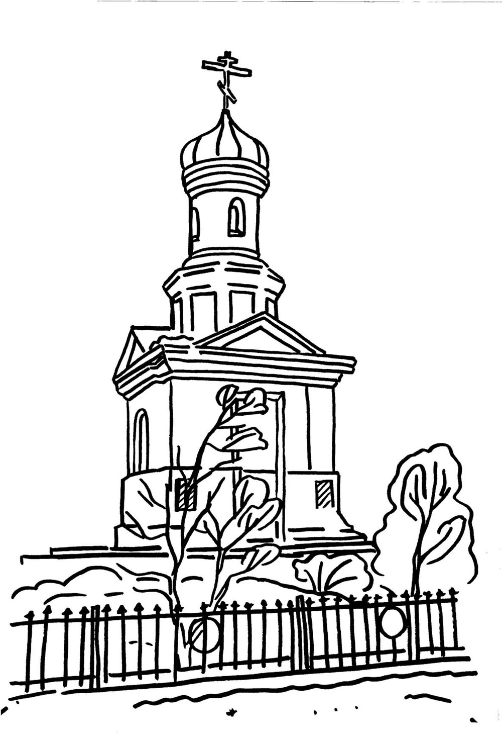 Православні розмальовки для недільної школи (40 фото)