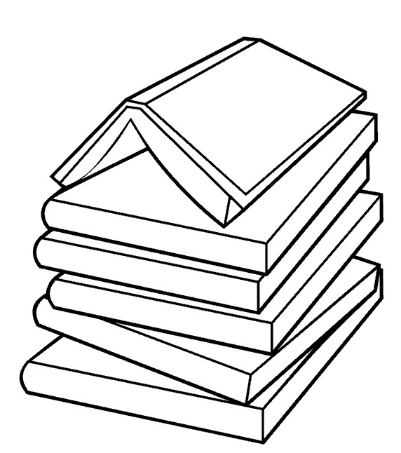 Розмальовка &laquo;Книги&raquo; (23 фото)
