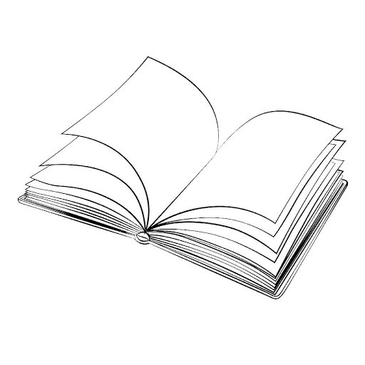 Розмальовка &laquo;Розкрита книга&raquo; (30 фото)