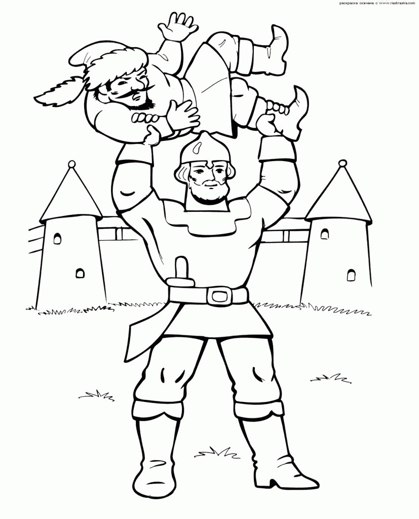 Розмальовка Садко (29 фото)