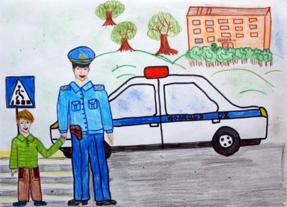 Картинки поліції для срисовки (25 фото)
