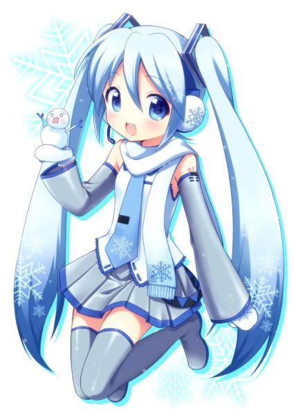 Картинки Miku Hatsune для срисовки (50 картинок)