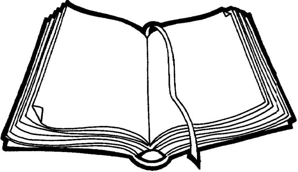 Розмальовка &laquo;Розкрита книга&raquo; (30 фото)