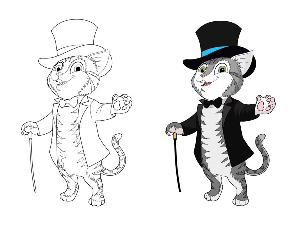 Розмальовка: &laquo;Тварини і принцеси&raquo; (30 фото)