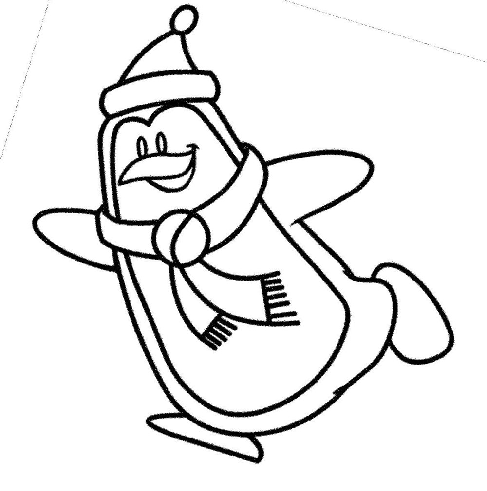 Розмальовка &laquo;Пінгвін&raquo; (37 фото)
