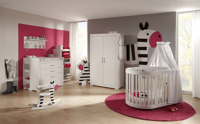 Інтерєр дитячої кімнати для новонародженого + 100 фото