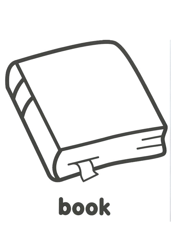 Розмальовка &laquo;Книги&raquo; (23 фото)
