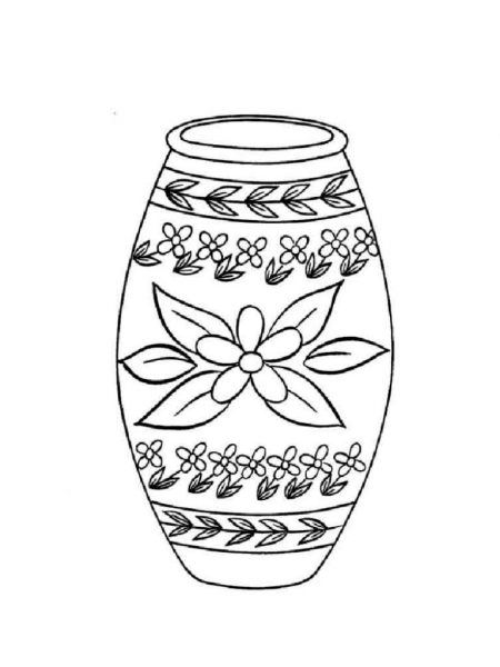 Розмальовка про вази (30 картинок)