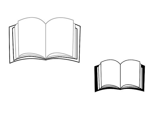 Розмальовка &laquo;Розкрита книга&raquo; (30 фото)