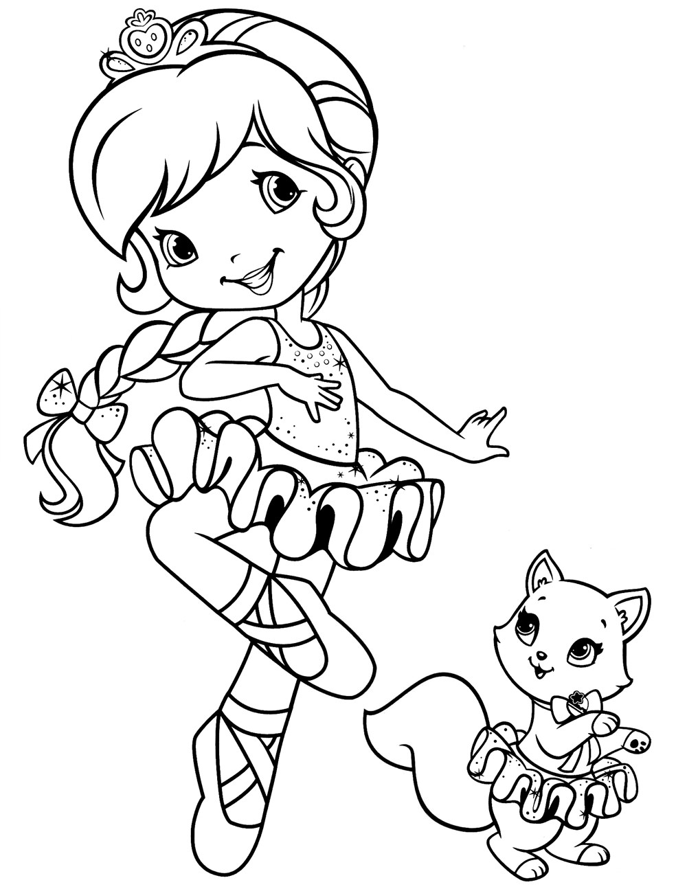 Розмальовка &laquo;Шарлотта Суничка&raquo; (31 фото)