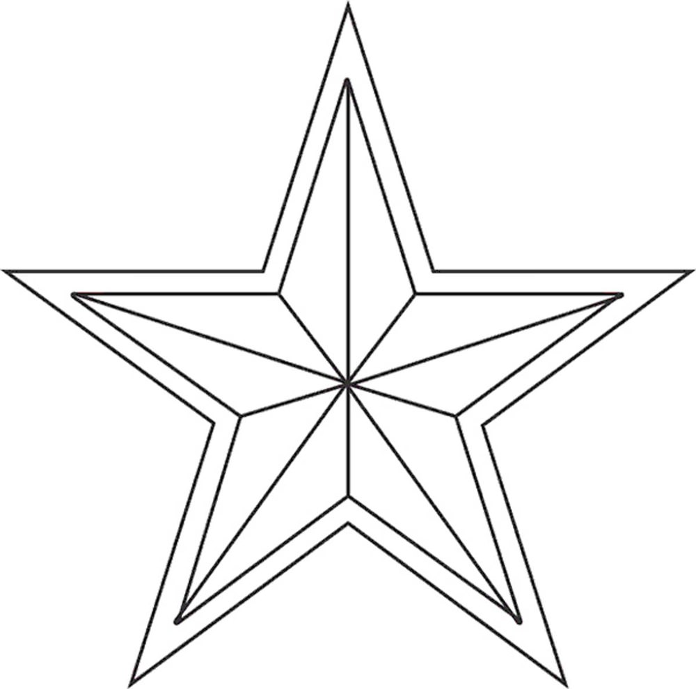 Розмальовка &laquo;Зірка&raquo; (34 фото)