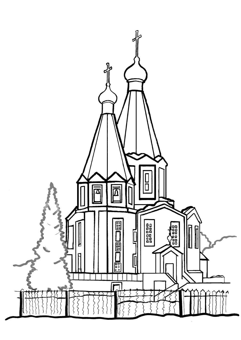 Православні розмальовки для недільної школи (40 фото)
