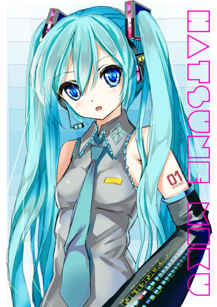 Картинки Miku Hatsune для срисовки (50 картинок)