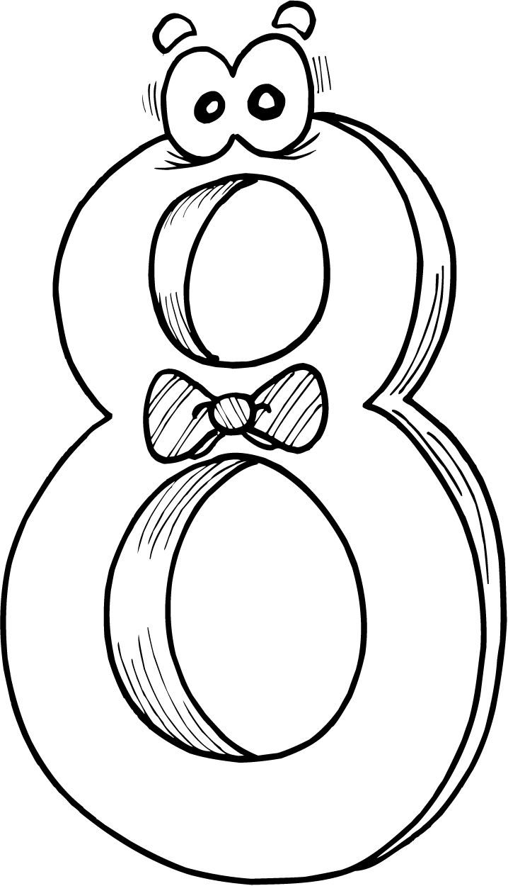Цифри для срисовки (31 фото)