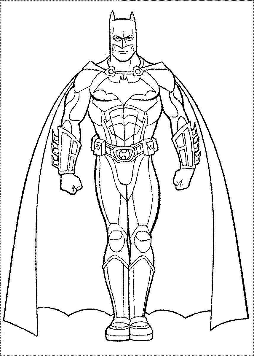 Розмальовка &laquo;Бетмен&raquo; (24 фото)