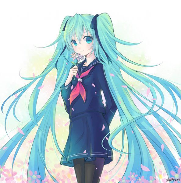Картинки Miku Hatsune для срисовки (50 картинок)