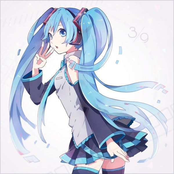 Картинки Miku Hatsune для срисовки (50 картинок)