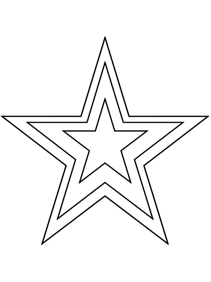 Розмальовка &laquo;Зірка&raquo; (34 фото)