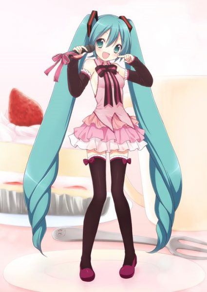 Картинки Miku Hatsune для срисовки (50 картинок)