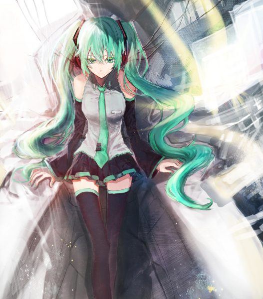 Картинки Miku Hatsune для срисовки (50 картинок)