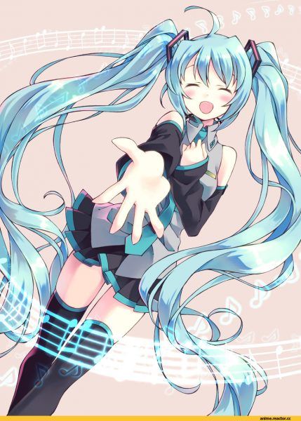 Картинки Miku Hatsune для срисовки (50 картинок)