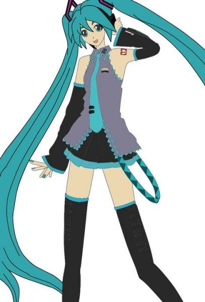 Картинки Miku Hatsune для срисовки (50 картинок)