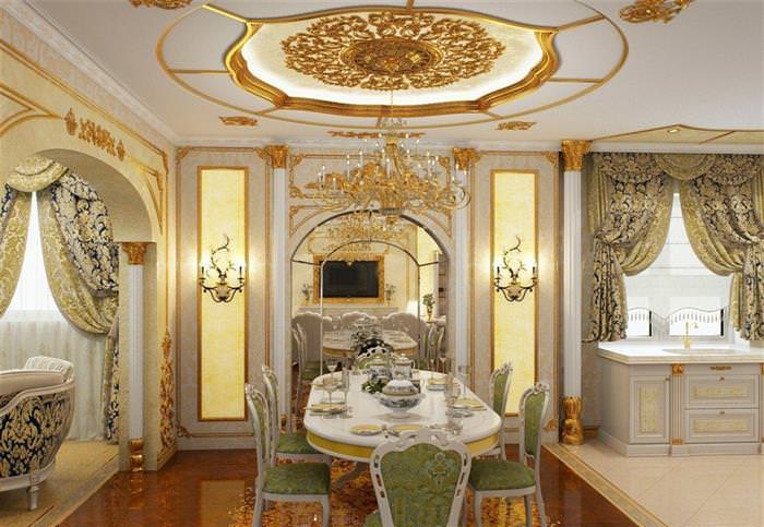 Стиль бароко в інтерєрі – історія, основні риси стилю +45 фото