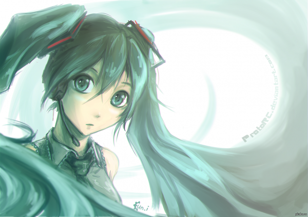 Картинки Miku Hatsune для срисовки (50 картинок)