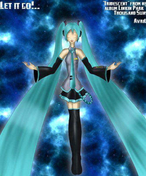 Картинки Miku Hatsune для срисовки (50 картинок)