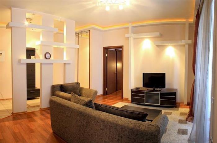 Дизайн квартири 60 кв. м &ndash; приклади оформлення інтерєру +фото 65