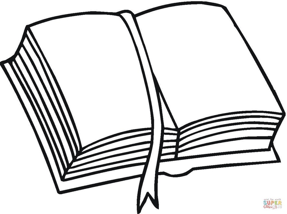Розмальовка &laquo;Книги&raquo; (23 фото)