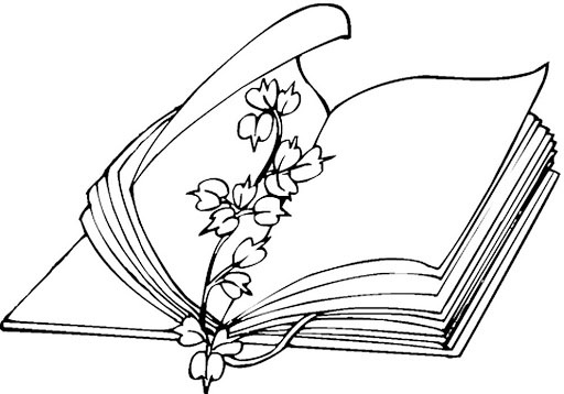 Розмальовка &laquo;Розкрита книга&raquo; (30 фото)