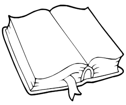 Розмальовка &laquo;Розкрита книга&raquo; (30 фото)