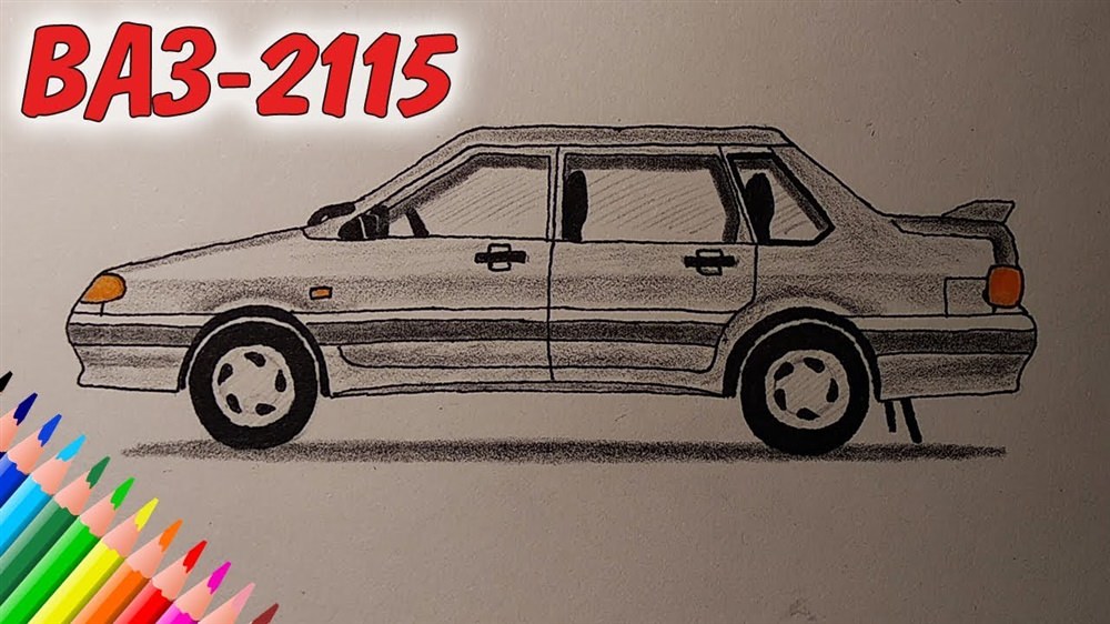 Розмальовка &laquo;Жигулі&raquo; (28 фото)