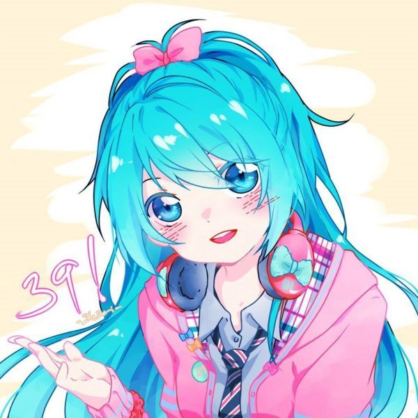 Картинки Miku Hatsune для срисовки (50 картинок)