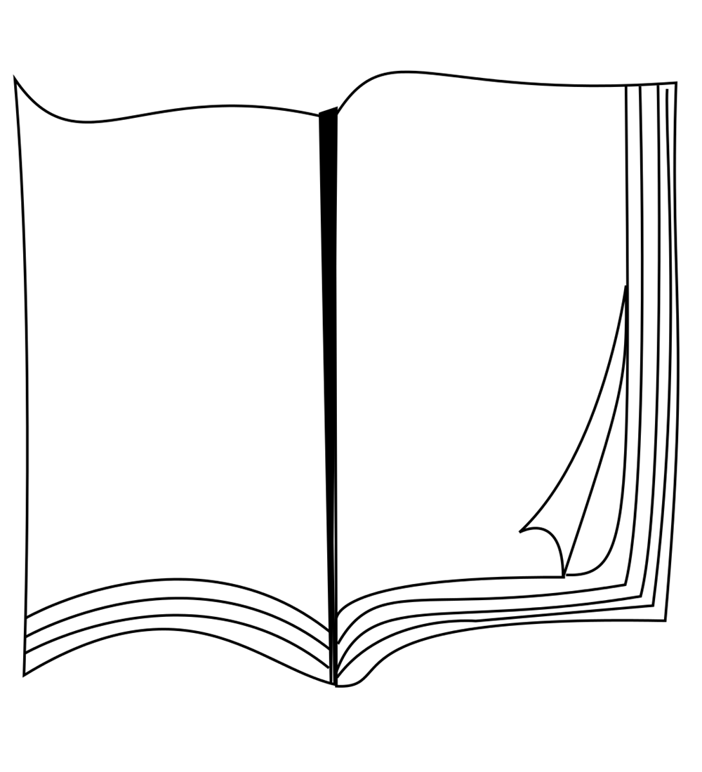 Розмальовка &laquo;Розкрита книга&raquo; (30 фото)