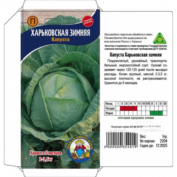 ТОП-23 сорти капусти для зберігання та засолювання на зиму