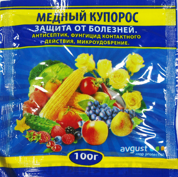 Мідний купорос - інструкція із застосування на городі та саду навесні та восени