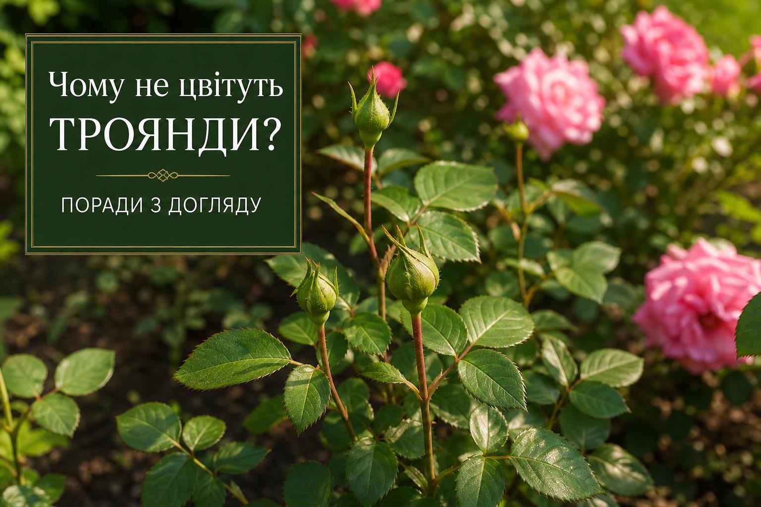Чому не цвітуть троянди, і як це виправити,що робити, основні причини. Практичні поради для регулярного догляду за трояндами