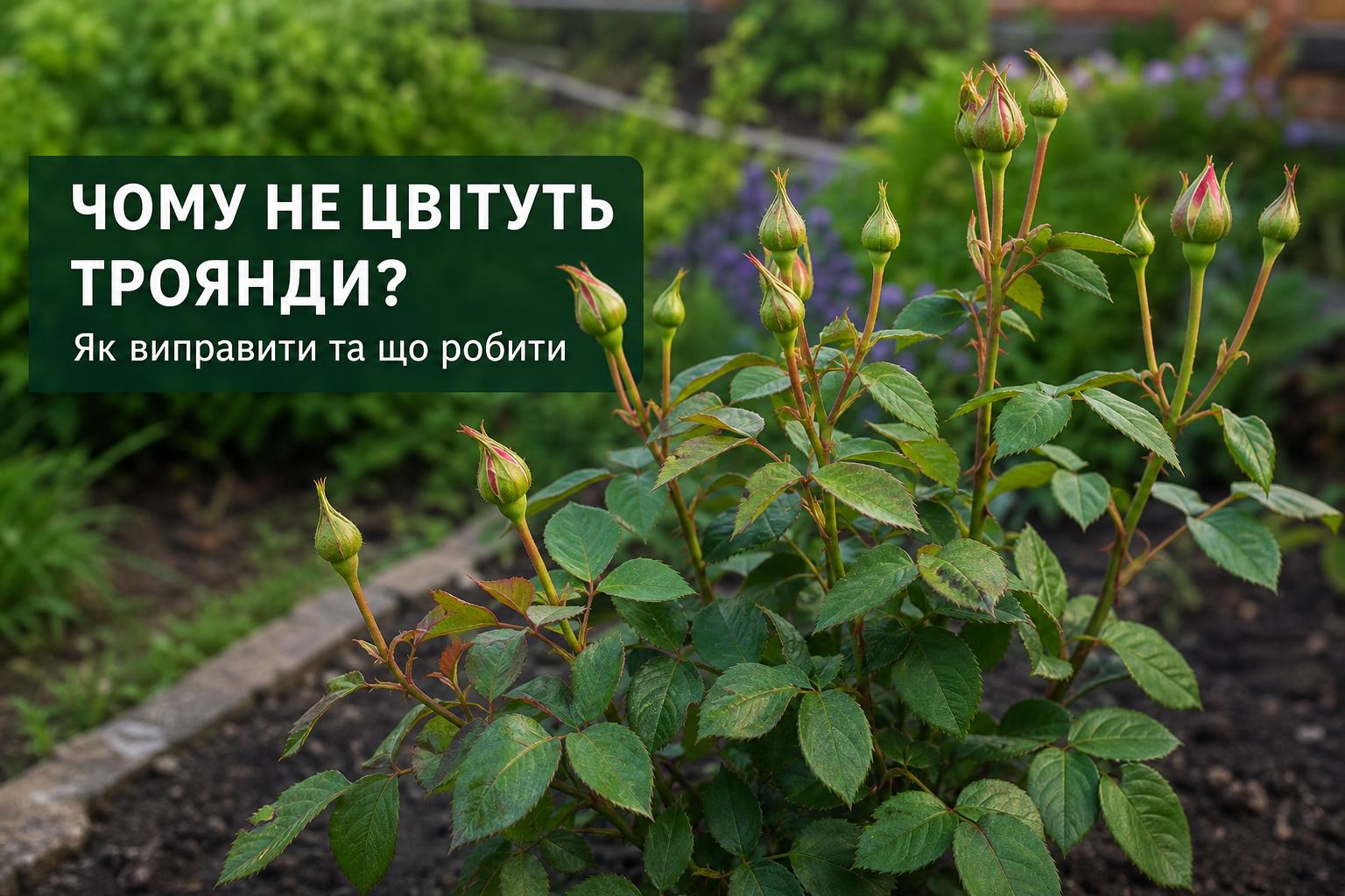 Чому не цвітуть троянди, і як це виправити,що робити, основні причини. Помилки при догляді, які вбивають цвітіння