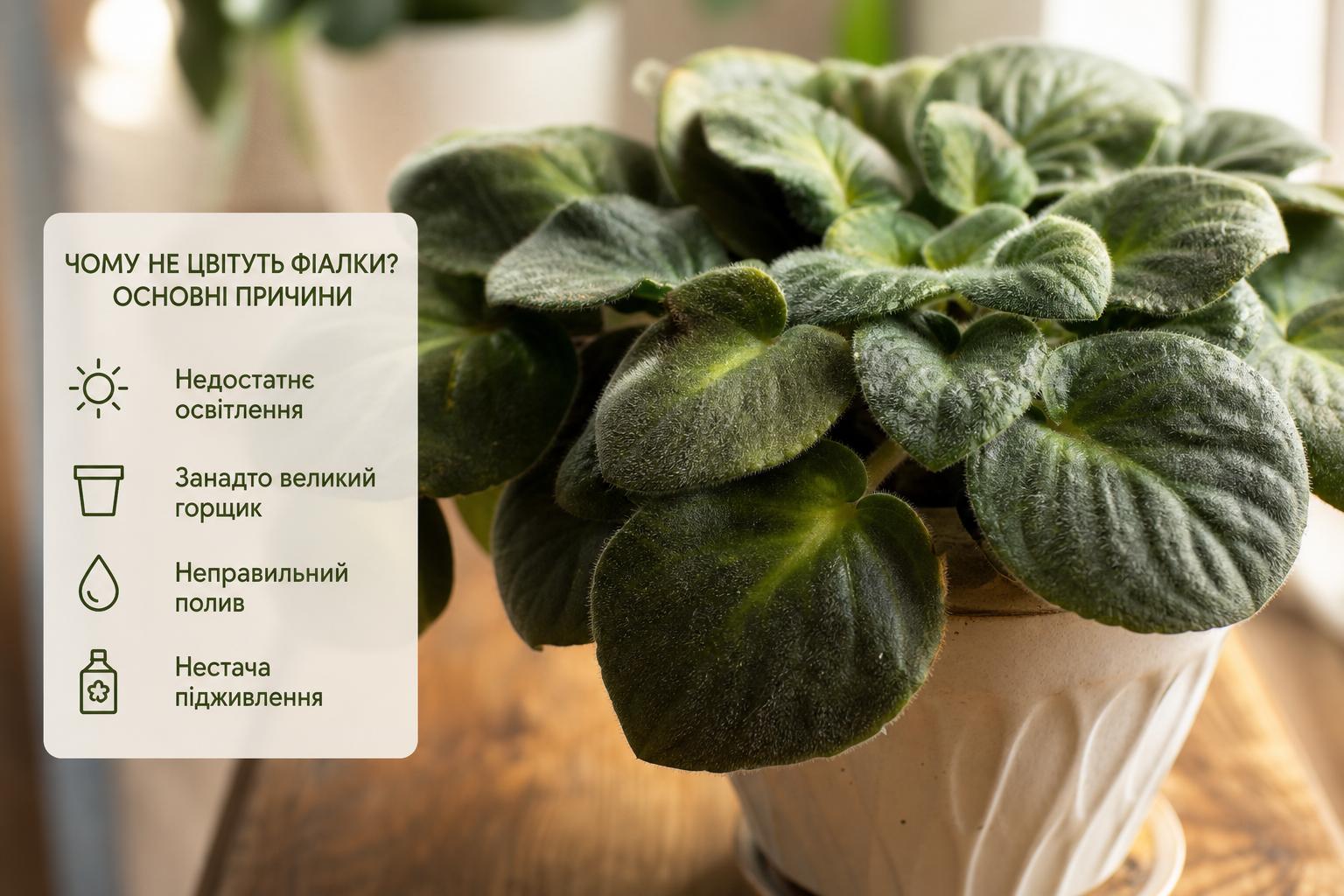 Квітка без квітів: як розібратися, чому не цвітуть фіалки і що робити