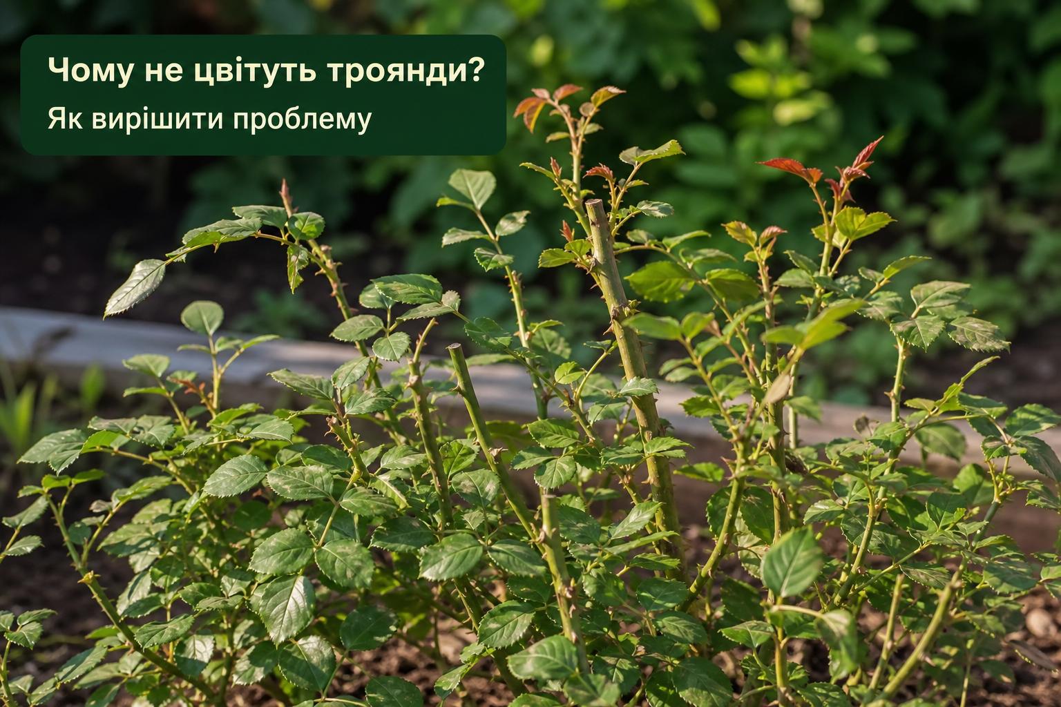 Чому не цвітуть троянди, і як це виправити,що робити, основні причини. Що означає «не цвіти» — зрозуміти симптоми