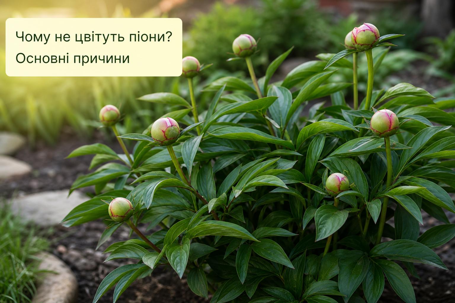 Чому не цвітуть піони, що робити, основні причини. Корисні нагадування для садівника