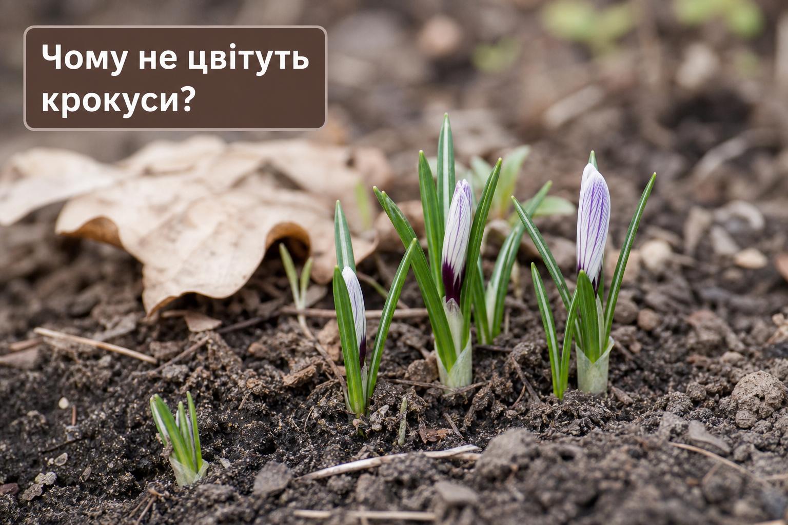 Чому не цвітуть крокуси, що робити, основні причини. Як змусити крокуси цвісти: практичні кроки